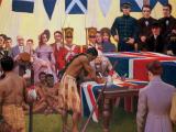 Painting of the treaty signing by Marcus King, 1938