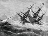 Wreck of HMS Orpheus, Illustrated London News, 1863