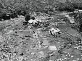 Kōpuawhara no. 4 public works camp after flood