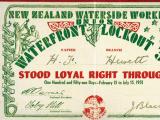 Watersiders’ loyalty card, 1951