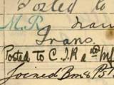 Extract from Albert James McLaughlin's military personnel file