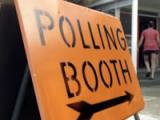 Polling booth, 1996