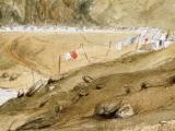 William Hodgkins painting of Clutha River diggings, c. 1862–63
