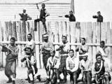 Captain Thomas Porter with his Māori 'auxiliaries'
