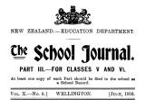 School Journal cover, 1916