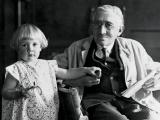Dr Frederic Truby King and child, 1932