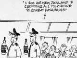 Nevile Lodge cartoon about the attempting hijacking in Fiji