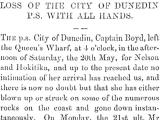 Headline from Wellington Independent, 13 June 1865