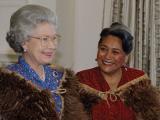 Queen Elizabeth and Dame Te Atairangikaahu, 1995