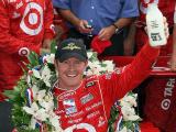 Scott Dixon after winning the Indy 500, 2008