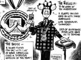 Cartoon about New Zealand's honours system