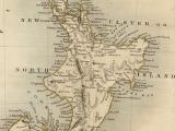 Map of New Zealand about 1852