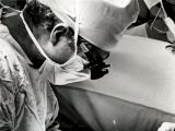 Surgeon Brian Barratt-Boyes at work