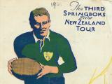 Programme cover,  Springbok tour, 1921