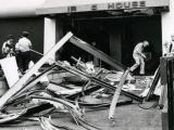 Bomb damage to the Wanganui Computer Centre, 1982