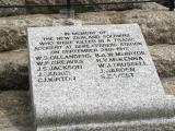 Remembrance plaque at Bere Ferrers