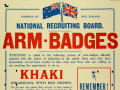 Arm badges showing enlistment status