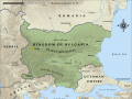 Map of the Kingdom of Bulgaria in 1915