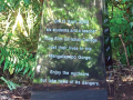 Memorial to the victims of the canyoning disaster