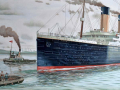 RMS Titanic undergoing sea trials in Belfast