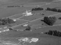 Hamilton's Mormon temple from the air, 1963