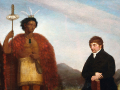 Ngāpuhi chief Hongi Hika visited London in 1820 with missionary Thomas Kendall