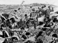 Horatio Robley’s watercolour depicts the attack on Gate Pā