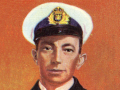 Cigarette-card portrait of William Sanders