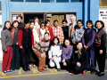 Volunteers outside the first Shakti centre in New Zealand.