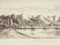Sketch of French settlers at Akaroa