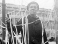 Sailor celebrating VJ Day