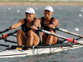 Georgina and Caroline Evers-Swindell at Beijing