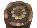 Cross-section of telegraph cable