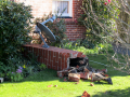 Earthquake damaged chimneys