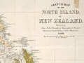 Map of North Island, 1869