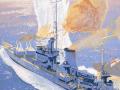 HMS Achilles painting