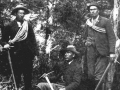 First to climb Aoraki/Mt Cook, left to right: Jack Clarke, George Graham, Tom Fyfe
