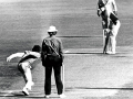 Trevor Chappell bowls underarm to Brian McKechnie