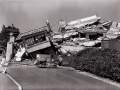 Ruins of the Napier nurses’ home following the earthquake