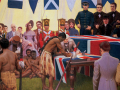 Painting of the treaty signing by Marcus King, 1938