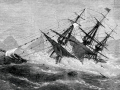 Wreck of HMS Orpheus, Illustrated London News, 1863