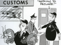 Cartoon about NZ women's cricket team