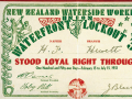 Watersiders’ loyalty card, 1951