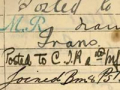 Extract from Albert James McLaughlin's military personnel file