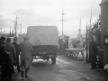 Strike-breakers enter the wharves, 1951 