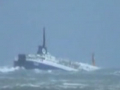 Film: ferry in Cook Strait on a rough day