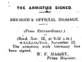 Armistice celebrations in Greymouth