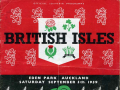 British Isles vs NZ Maori programme