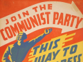 Communist Party poster, 1940s