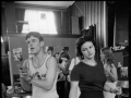 Competitors in a dance marathon, 1977